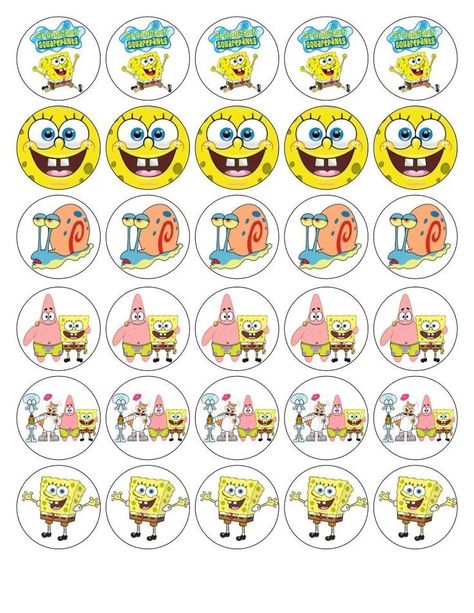 30 SPONGEBOB SQUARE PANTS EDIBLE FONDANT/WAFER FAIRY CUP CAKE TOPPERS | eBay | Spongebob birthday,… en 2022 | Bob esponja fiesta, Bob esponja cumpleaños, Piñata bob esponja Spongebob Squarepants Cupcakes, Spongebob Cupcakes Toppers, Sponge Bob Cupcakes, Spongebob Birthday Cake, Spongebob Cake, Spongebob Birthday Party, Spongebob Drawings, Spongebob Party, Spongebob Square