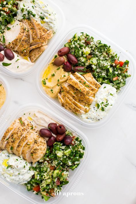 Greek Healthy Meal Prep Recipe Whole30 Meal Prep, Paleo Meal Prep, Best Meal Prep, Overnight Oat, Idee Pasto, Meal Prep Recipes, Chicken Meal Prep, Prepped Lunches, Munnar