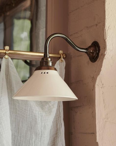 The Heirloom Gaselier Light | deVOL Kitchens Kitchen Sconces Over Sink, Light Over Sink, Kitchen Sconces, Porcelain Pendant Light, Porcelain Light, Sink Lights, Devol Kitchens, Kitchen Lighting Fixtures, Handmade Lighting