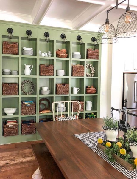 Bookcase Styling Ideas, Styled Shelves, Shelf Decor Ideas, Wall Cubes, Dining Room Shelves, Bookcase Styling, Hunter Douglas, Pantry Design, Gothic Home Decor