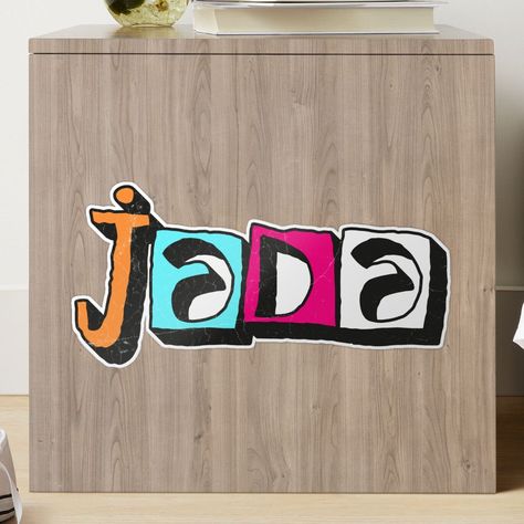 colorful Jada name sticker, custom name sticker for Jada Jamie Name, Chelsea Name, Amelia Name, Name Tattoos For Girls, Birdie Birthday, Baby Esther, Doodle Name, Name Calligraphy, Stylish Text