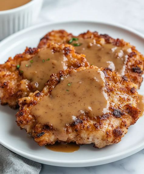 Country Fried Pork Chops Recipe - Corn Flake Pork Chops, Country Fried Pork Chops And Bacon Gravy, Pork Chop Cutlets Recipes, How To Fry Pork Chops, Breaded Bone In Pork Chops, Pork Cutlets Recipes, Pork Chop Pan Fried, Pork Cutlet Recipes Easy, Fast Fry Pork Chop Recipes