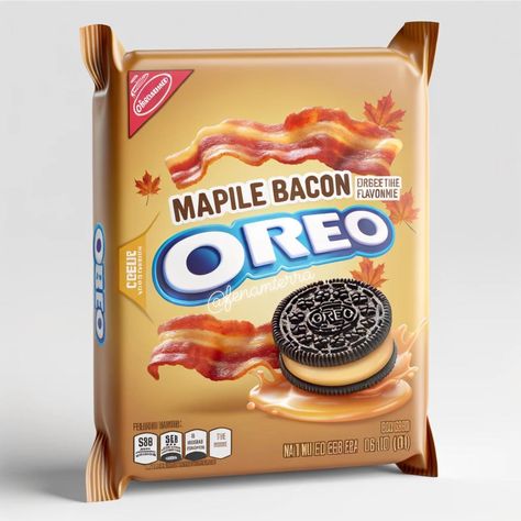 I feel like this flavor of Oreo would exist in like Japan or something. Weird Flavored Oreos, Funny Oreo Flavors, Junk Food Snacks Aesthetic, Weird Oreo Flavors, Cursed Food, Oreo Cookie Flavors, Weird Snacks, Oreo Flavors, Junk Food Snacks