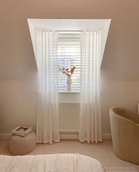 Blinds 2go | Blinds, Curtains, Cushions & Shutters on Instagram: "This dream-like pairing is beyond perfection and we can't get enough! ⁠ ⁠ @cb_loves_interiors_20 has created this serene style by using our Tahiti Voile Snow Wave Curtains for sheer sleekness and the True White Faux Wood Blind for effortless light control. ⁠ ⁠ Shop this look on our website, we know you'll fall in love 🤍⁠ ⁠ #blinds2go #homeinspo #homeinterior #homedecor #neutralhome #neutraldecor #homesofinstagram ⁠#blinds #neutra Wooden Blinds Bedroom, Popular Window Coverings, White Shutter Blinds, White Wood Blinds, Curtains Over Blinds, White Faux Wood Blinds, Sheer Curtains Bedroom, Neutral Curtains, White Shutters