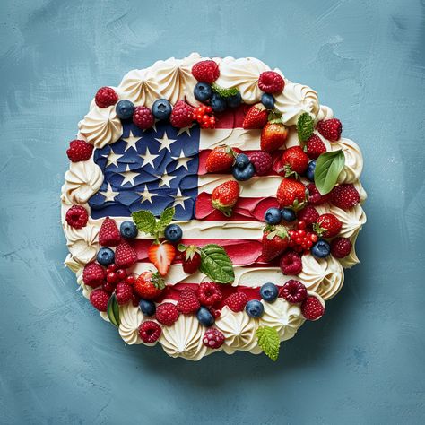 Learn How to Cook American Flag Cake Recipe For Free | Recipes You'll Love, Made Easy! Flag Cake Recipe, American Flag Cake, Trendy Recipes, Flag Cake, Vanilla Yogurt, Gluten Free Flour, Plain Greek Yogurt, Learn To Cook, Cream Cheese Frosting