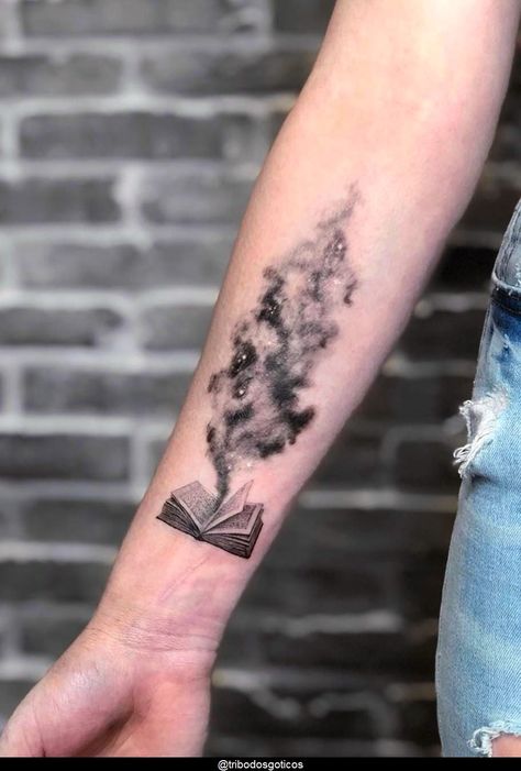 Sandman Tattoo, Open Book Tattoo, Writer Tattoo, Book Tattoo Ideas, Book Inspired Tattoos, Side Hip Tattoos, Bookish Tattoos, Minimal Tattoo Design, Witch Tattoo