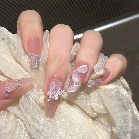 #nails #nailart #pressonnails #naildesign #nailideas Check the link ✨ Plaid Nails, Nagel Tips, Pretty Gel Nails, Party Nails, Ballerina Nails, Diamond Nails, Nail Art Summer, Rhinestone Designs, False Nail