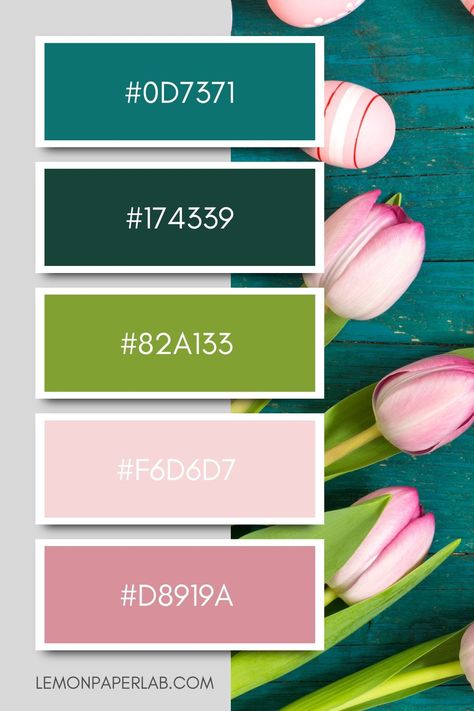 Color Schemes Green Pink, Teal And Pink Color Scheme, Green Blue And Pink Color Palette, Green And Pink Colour Scheme, Pink Green Colour Palette, Easter Colors 2024, Pink Turquoise Green Color Palette, Blue Pink Green Color Palette, Pink And Green Color Scheme