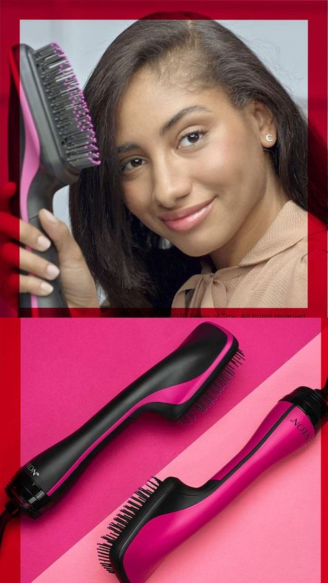 One-Step Hair Dryer & Styler, Black Hair Dryer Styler, Hot Air Brush, Air Brush, Black Beauty, Styling Tools, Revlon, Hair Dryer, Hot Air, First Step