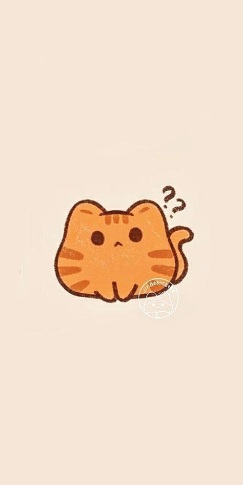 Cat Doodles Cute, Chibi Cat Art, Dibujos Sencillos Aesthetic, Cute Pictures To Draw, Easy Animal Drawings, Chat Kawaii, Cute Cartoon Cat, Chibi Cat, Cute Easy Doodles