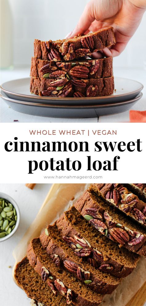 Vegan Sweet Potato Bread, Healthy Sweet Potato Bread, Gathering Snacks, Sweet Potato Muffin Recipe, Sweet Potato Dessert, Healthy Sweet Potato, Sweet Potato Cinnamon, Sweet Potato Bread, Seasonal Eating