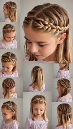 Kids Hairstyles Girls Easy, Hairstyles For Girls Kids, Hairstyles For Girls Easy, Autumn Hairstyles, Ballet Hair, Split Yoga, Lazy Girl Hairstyles, Girls Hairdos, Ballet Hairstyles