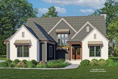 Transitional House Plans, Covered Entry, Bloxburg Houses, Build Inspiration, Houses Ideas, Maple Ridge, American House, Large Window, Style Cottage