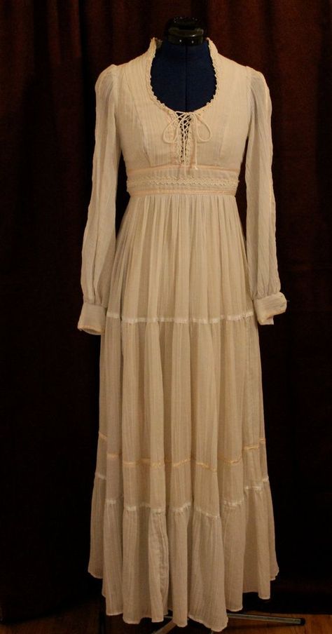 Prairie Aesthetic, Prairie Dresses, Colonial Dress, Gunne Sax Dress, Period Dress, Witch Outfit, Victorian Clothing, Gunne Sax, Prairie Dress