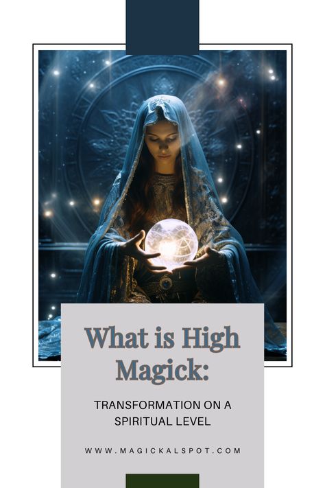 Unveil the secrets of High Magick, a path of spiritual transformation and personal growth. This enlightening article explores the principles and practices that guide this mystical tradition. Whether you're a beginner or seasoned practitioner, discover the allure of High Magick now. ✨ #HighMagick #Spirituality #Transformation High Magick, Practice Spirituality, Obsession Spells, Witchcraft Stuff, Voodoo Magic, Break Up Spells, Voodoo Spells, Black Magic Spells, Bad Omens