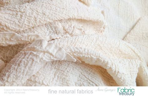 Dyeable ORGANIC COTTON. Cotton Crepe Fabric. by FabricTreasury Cotton Dress Fabric, Crinkled Fabric, Double Gauze Fabric, Eco Printing, Fabric Yardage, Fabric Bolts, Gauze Fabric, Shades Of White, Organic Cotton Fabric