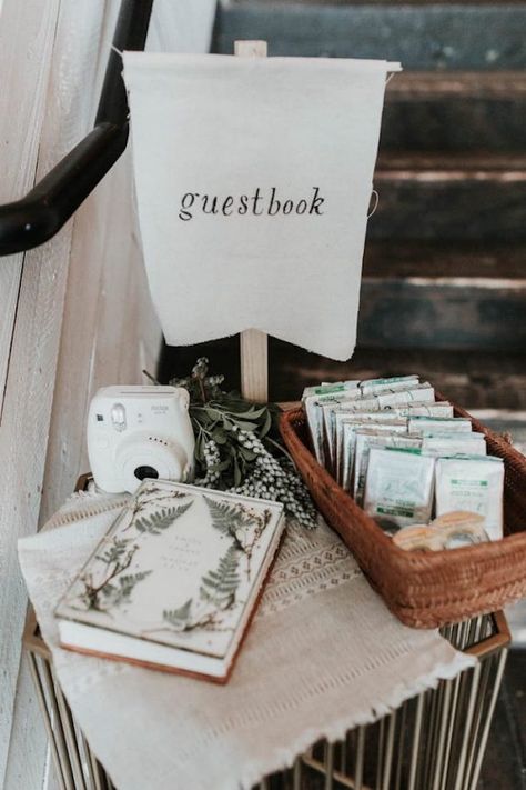 Wedding Guest Book Table, Polaroid Wedding, Guest Book Table, Wedding Guest Book Sign, Wedding Guest List, Wedding Guest Book Alternatives, Guest Book Sign, Guest Books, Junebug Weddings