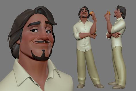 ArtStation - Mariano from Encanto (Disney), Brandon Lawless Cartoon Eyes Drawing, Character Model Sheet, Cartoon Eyes, Disney Concept Art, Japanese Poster, Color Studies, Character Modeling, 3d Characters, Zbrush