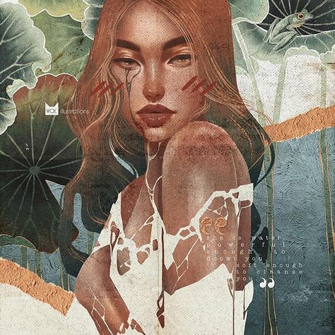 Connected Paintings, Digital Portrait Art, Arte Inspo, Wow Art, Illustration Artists, Draw Drawing, Portrait Art, 그림 그리기, Aesthetic Art