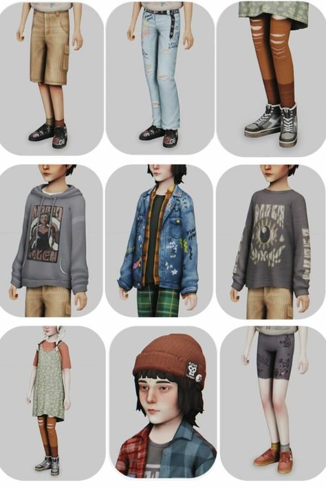 The Ultimate List of Sims 4 Kids Clothes CC to Upgrade Your Game Sims 4 Kids Cc, Los Sims 4, Clothes Cc, Sims 4 Challenges, Sims 4 Cc Kids Clothing, Muebles Sims 4 Cc, Pelo Sims, Sims 4 Children, Sims 4 Mm Cc