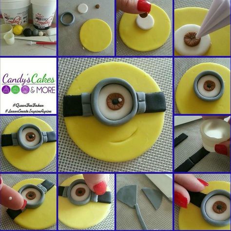 Minion Pasta, Edible Geode, Geode Tutorial, Minion Cake Design, Animals Cupcakes, Minions Cupcakes, Minion Cupcake Toppers, Minion Cupcake, Minion Birthday Cake