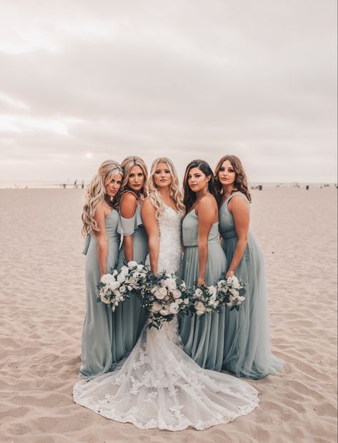 Dream Wedding Beach Bridesmaid Dresses, Beach Boho Bridesmaid Dresses, Boho Bridesmaid Dress Beach, Beach Themed Bridesmaid Dresses, Bridesmaids Dress Beach Wedding, Weddings On A Beach, Beach Destination Wedding Bridesmaid, Ocean Wedding Bridesmaid Dresses, Lake Bridesmaid Dresses