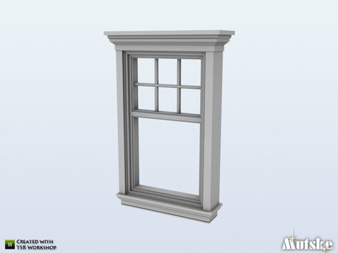 mutske's Thorpe Window Counter 2x1 Single Window Counter, Fireplace Doors, Sash Windows, House Windows, The Sims Resource, Sims Resource, Sims 3, Window Sill, Featured Artist