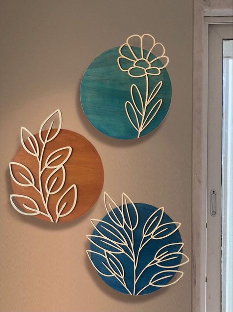 Hemma Diy, Diy Wall Art Decor, Art Decor Diy, Craft Room Decor, Wall Decor Design, Diy Crafts Room Decor, घर की सजावट, Diy Crafts For Home Decor, Decorative Design