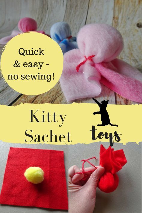 Whether made with or without catnip, these easy fleece toys for cats are sure to be a hit! #createtodonate #craftlove Cat Toys Diy Easy How To Make, No Sew Cat Toys, Diy Catnip Toys No Sew, Cat Toys Diy Easy Simple, Fleece Cat Toys Diy, Funny Cat Toys, Catnip Toys Diy, Diy Catnip Toys, Diy Cat Toys Easy