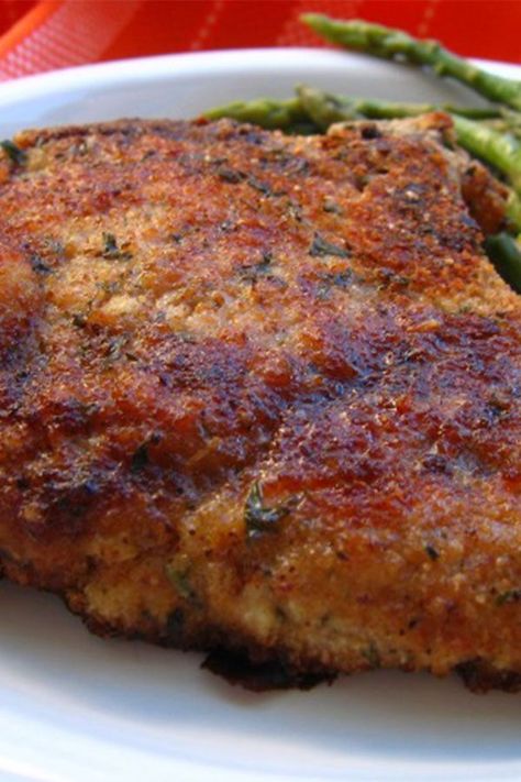 These Italian breaded pork chops are a quick and easy pork chop recipe! Bake the best baked pork chops using bread crumbs and parmesan cheese. You will love baking these breaded pork chops in the oven for an easy dinner recipe! Breaded Lamb Chops, Baked Breaded Pork Chops Oven, Italian Breaded Pork Chops Baked, Breaded Pork Loin Chops, Italian Bread Crumb Pork Chops, Baked Breaded Pork Chops, Breaded Pork Chop Recipes In Oven, Breaded Pork Loin Recipes, Breaded Baked Pork Chops Oven Boneless