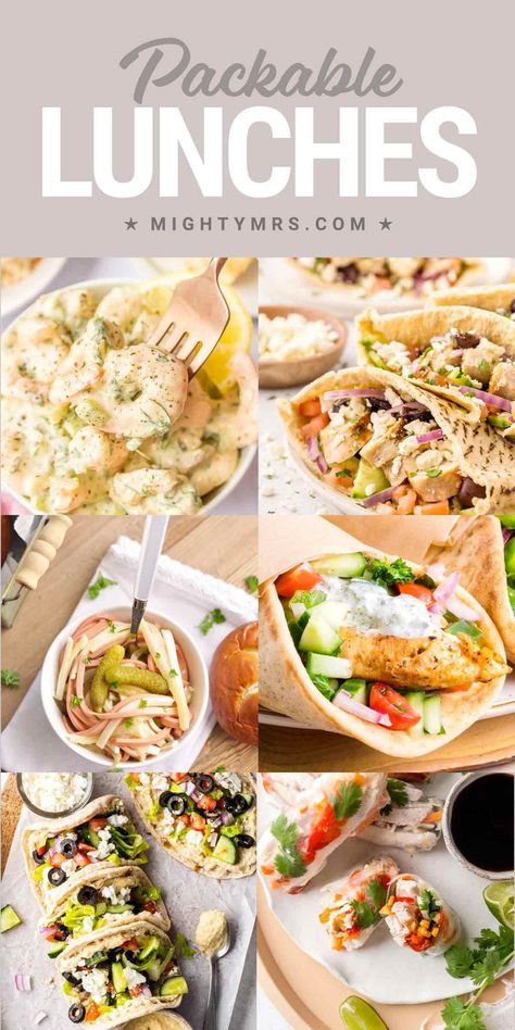 Lunch Ideas for Meal Prep Recipes To Take To Work, Ideas For Meal Prep, Easy Packed Lunch, Lunches For Work, Meal Prep Lunches, Low Cost Meals, Low Carb Wraps, Lunch Wraps, Easy Lunch Ideas