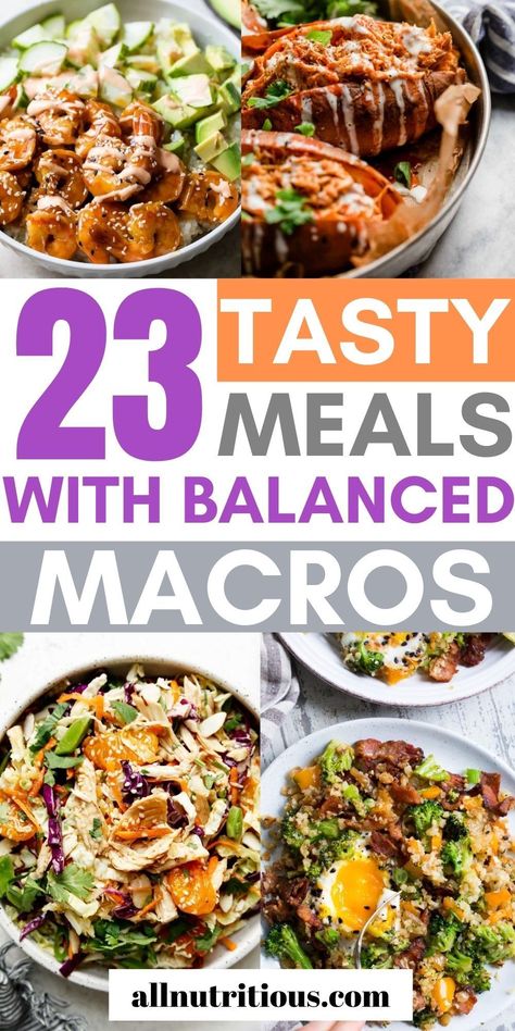 If you are wanting to eat a more balanced diet you should check out these wonderful macro-friendly recipes for every meals. These healthy meals with balanced macros will help you enjoy more nutritious and delicious meals. Macro Diet Meal Plan, 1200 Calorie Diet Meal Plans, Macro Meal Plan, Macro Nutrition, Macros Diet, Macro Friendly Recipes, Macro Meals, Balanced Meals, Healthy Diet Recipes