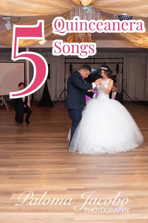 Quinceanera dancing Quinceanera Songs Spanish List, Quince Introduction Songs, Quinceanera Songs Spanish, Quinceanera Timeline Day Of, Quinceanera Speech Ideas In Spanish, Quince Speech Ideas In Spanish, Quince Entrance Songs, Quinceanera Traditions List, Quinceañera Themes Ideas