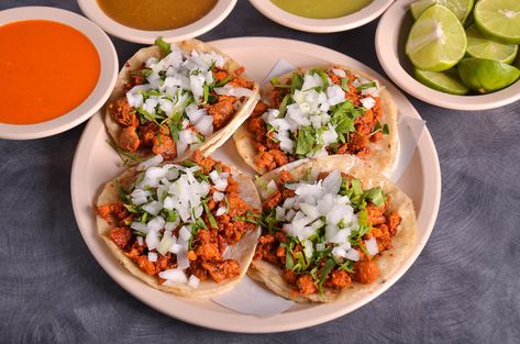 Adobada Tacos Recipe: How to Make Pork Tacos - 2022 - MasterClass Adobada Recipe, Traditional Italian Recipes, Traditional Italian Dishes, Italian Recipes Traditional, Pork Tacos, Marinated Pork, Adobo Sauce, Exotic Food, Mediterranean Dishes