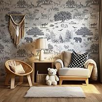 Oasis Interior Design, Accent Wall Peel And Stick, Adventures Wallpaper, Oasis Interior, Wallpapers For Teens, Wallpaper Woodland, Wall Peel And Stick, Peel Wallpaper, Wallpaper Rustic