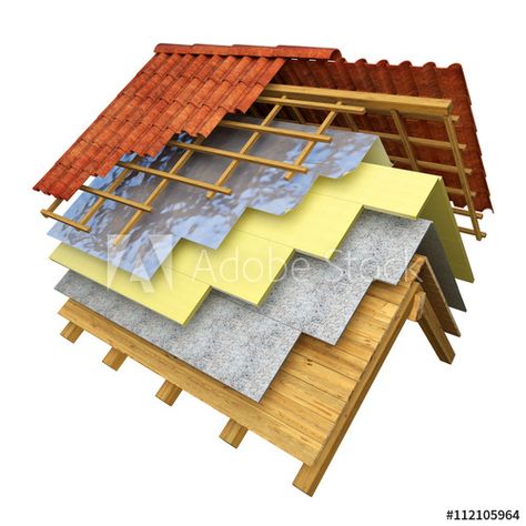 Diy Cabin, Roof Insulation, Roof Construction, A Frame Cabin, Roof Tiles, Roof Detail, House Roof, Roof Repair, Roof Design