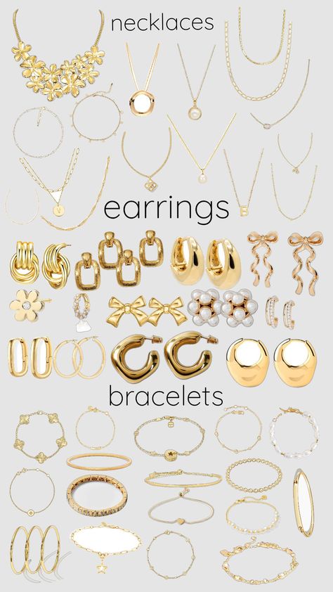 Where To Get Cheap Jewelry, Jewllery Post, Clean Girl Jewelry, Jewelry Must Haves, Jewellery Essentials, Girly Christmas Gifts, Jewelry Closet, Icon Jewelry, Jewellery Shops