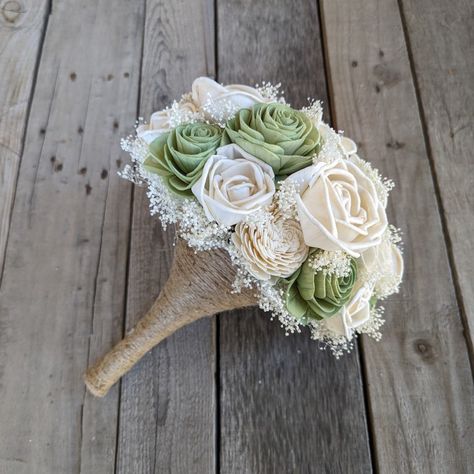 Flower Centerpieces Diy, Wooden Flower Bouquet, Sunflower Bridal Bouquet, Surprise Arizona, Bridal Corsage, Flower Wedding Bouquet, Fake Flower Bouquet, Wood Flower Bouquet, Wedding Renewal