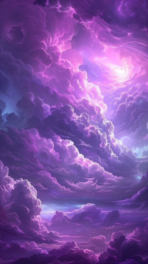 Purple Fantasy Background, Purple Wallpaper Landscape, Purple Clouds Wallpaper, Purple Sky Background, Purple Sky Aesthetic, Purple Galaxy Wallpaper, Cool Galaxy Wallpapers, Violet Aesthetic, Goth Wallpaper