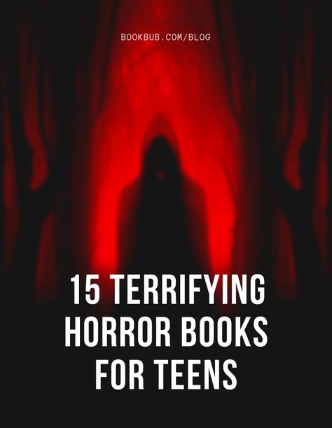 15 terrifying horror books for teens to read this year. #books #horrorbooks #booksforteens Young Adult Thriller Books, Horror Romance Books, Interesting Books To Read For Teens, Books For 13 Yo, Horror Books For Teens, Book Recommendations For Teens, Horror Books To Read, Best Books For Teens, Stephanie Perkins