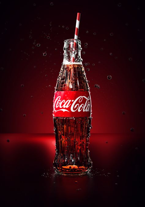 Showcase and discover creative work on the world's leading online platform for creative industries. Coca Cola Aesthetic, Image Joker, Coca Cola Wallpaper, John Pemberton, Coke Collectibles, Paint And Drink, Coca Cola Christmas, Always Coca Cola, Coca Cola Bottles