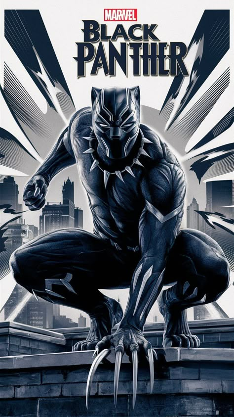 Black Panther Comic Art, Black Panther Forever, Black Panther Superhero, Black Panther Comic, Black Panther Tattoo, Disney Princess And Princes, Super Photo, Indian Comics, Clothing Prints