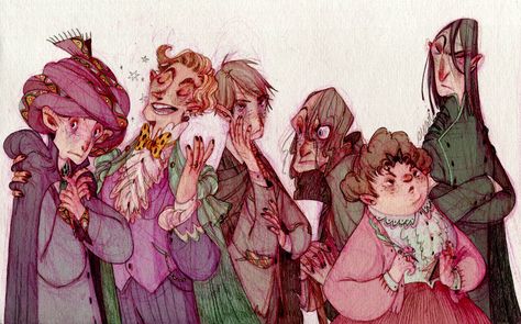 Defence against the dark arts professors by s-u-w-i Defence Against The Dark Arts, Imprimibles Harry Potter, Dolores Umbridge, Harry Potter Illustrations, Harry Potter Illustration, Dark Arts, Harry Potter Fan Art, Harry Potter Series, Harry Potter Art