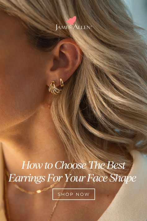 Learn how to highlight your uniquely beautiful face with the best earrings for your face shape. Earrings Over 50, Earrings Small Ears, Ear Piercing Ideas Classy, Small Ears, Best Earrings, Bold Statement Jewelry, Earring Trends, Women's Jewelry And Accessories, Face Shape