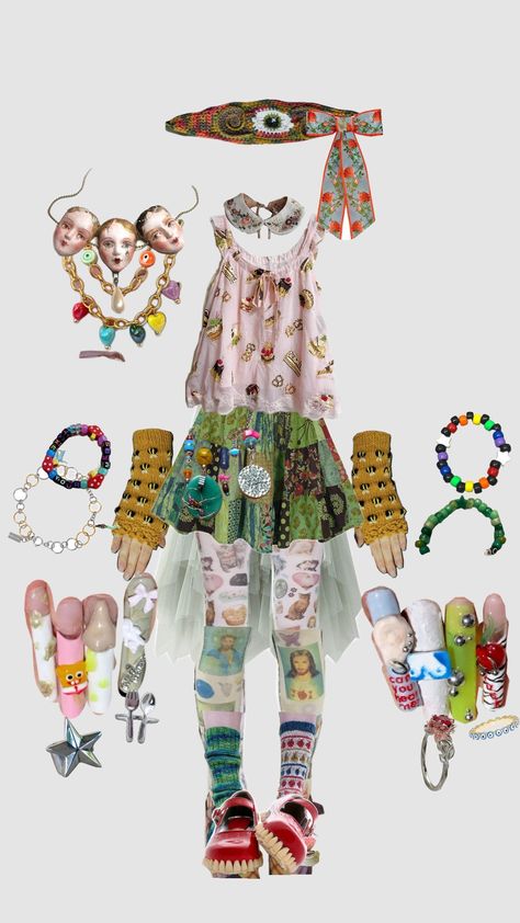 Maximalist outfit #maximalism #patterns #maximalismfashion Colorful Maximalist Outfit, Maximalist Outfits Aesthetic, Maximalist Clothes, Maximalist Eccentric, Maximalism Outfit, Maximalism Fashion, Maximalist Outfit, Maximalist Outfits, Madeline Hatter