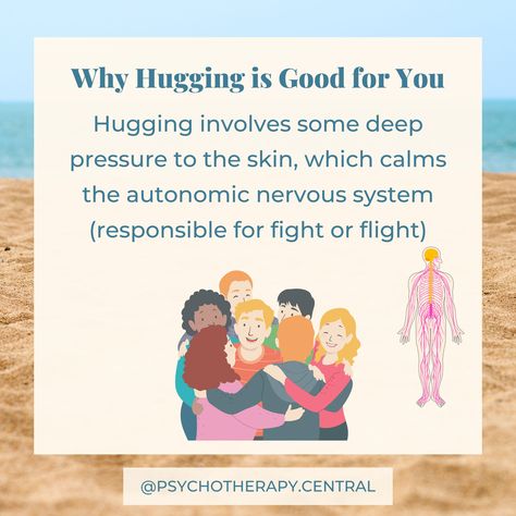 Why Hugging is Good for You The Hug, Autonomic Nervous System, Stop Crying, Calm Down, Hard Times, Nervous System, No Response, Good Things, Health