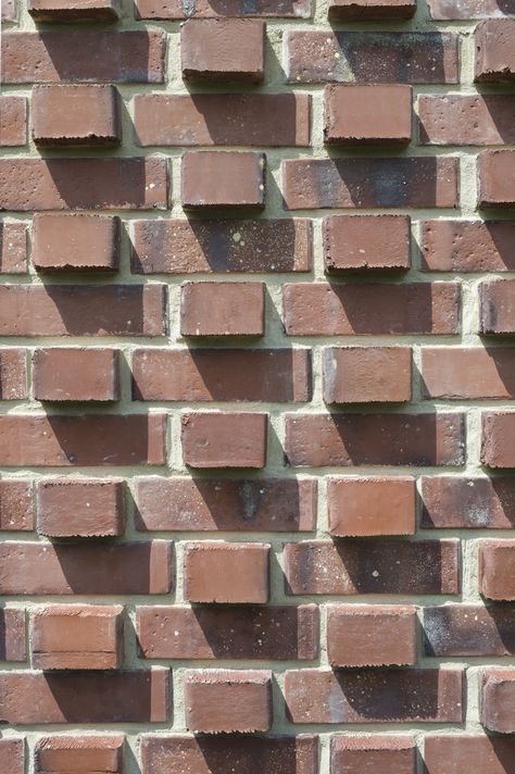 Lacy Brick Extension by Pamphilon Architects Flemish bond with protruding headers creating the ‘Lacy Brick’ pattern Flemish Bond, Boundry Wall, Brick Extension, Rammed Earth Homes, Architecture Facade, Brick Projects, Brick Cladding, Brick Detail, Architectural Materials