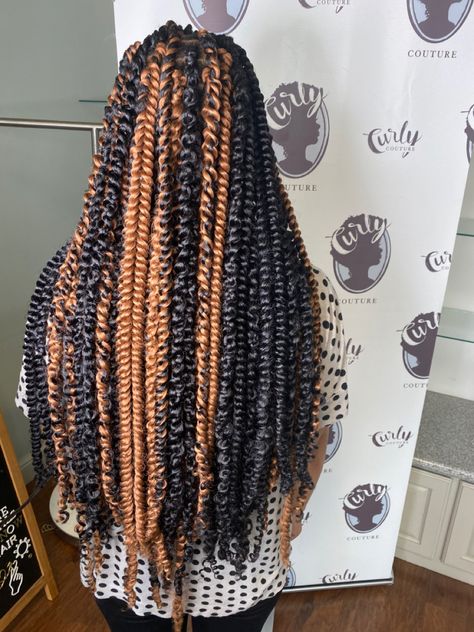 Copper Passion Twists, Passion Twists, Twist Braid, Long Acrylic Nail Designs, Curls Hairstyles, Hair Twist, Twist Styles, Twist Braid Hairstyles, Hair Twist Styles