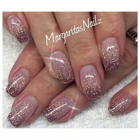 Ombre Nail Art Designs, Nails Yellow, Sns Nails, Ombre Nails Glitter, Nail Art Ombre, Super Nails, Nails Polish, Bride Nails, Gel Nail Designs