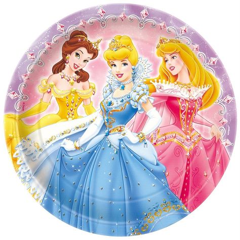 Plates Amazon, Disney Barbie, Disney Barbie Dolls, All Princess, Disney Princess Birthday Party, Palace Pets, Disney Princess Birthday, Amazon Canada, Barbie Princess